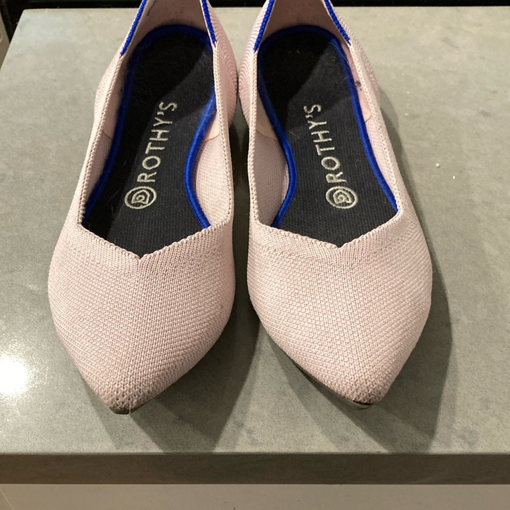 Rothy's Pink for spring, Flats with Minimalist Design and  Comfort.  Washable
